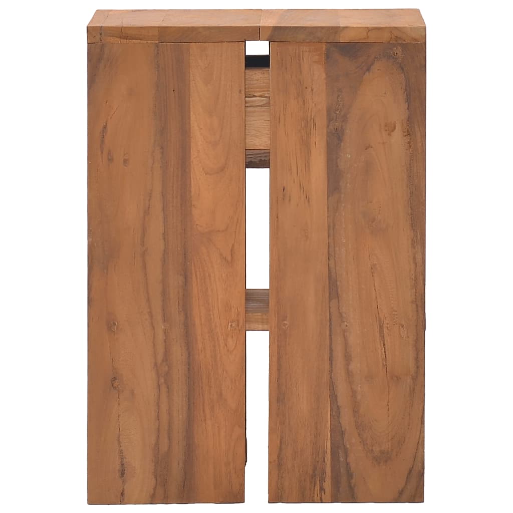 Comodino 20x35x50 cm in Legno Massello di Teak