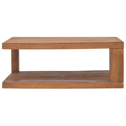 Tavolino da Salotto 90x50x35 cm in Legno Massello di Teak
