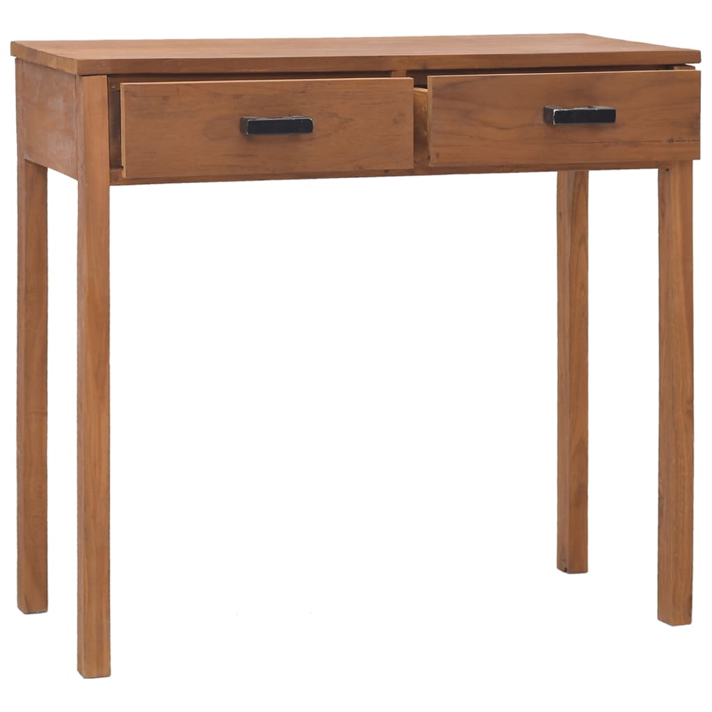 Scrivania 81x40x75 cm in Legno Massello di Teak