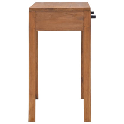Scrivania 81x40x75 cm in Legno Massello di Teak