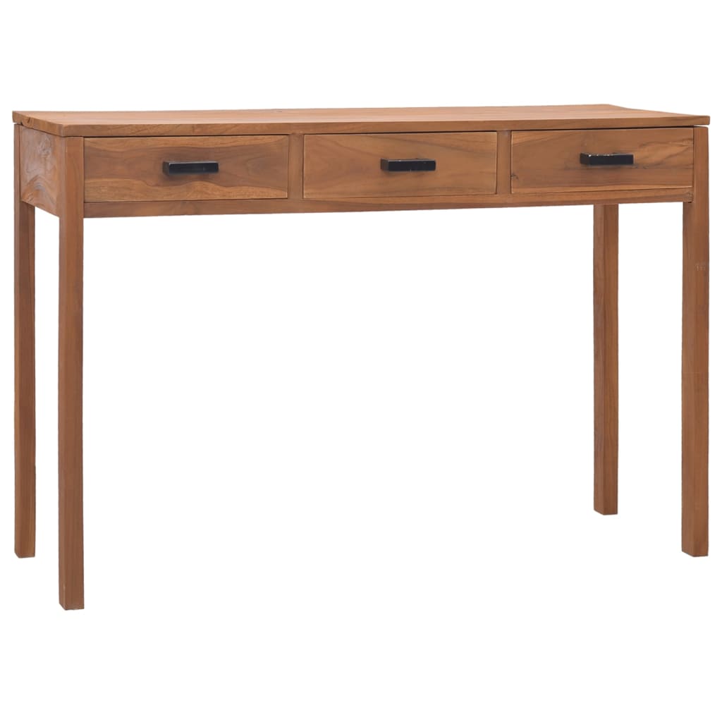 Scrivania 110x40x75 cm in Legno Massello di Teak
