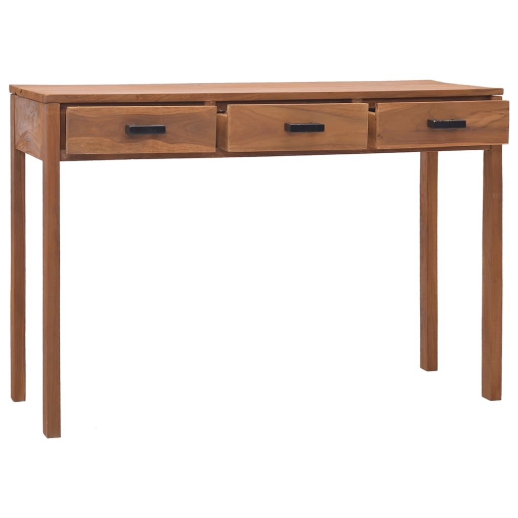 Scrivania 110x40x75 cm in Legno Massello di Teak