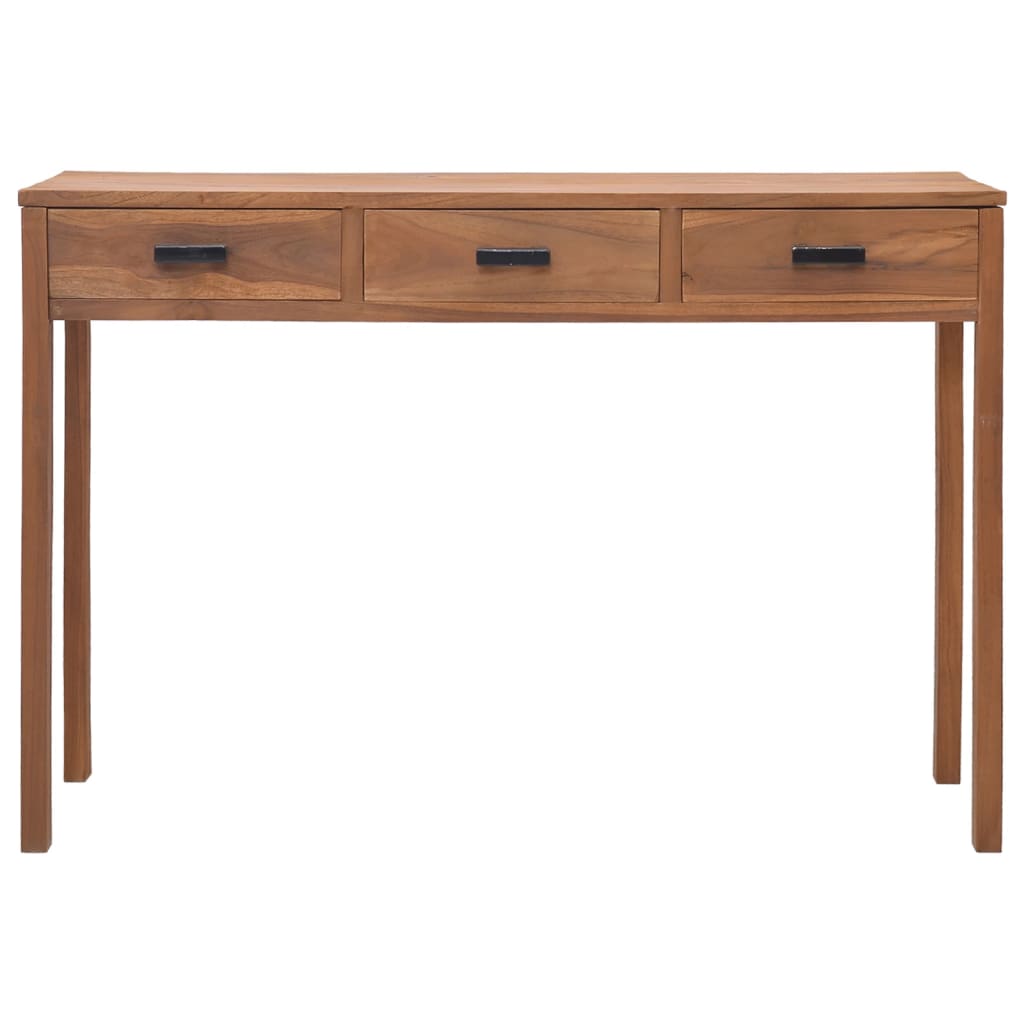 Scrivania 110x40x75 cm in Legno Massello di Teak
