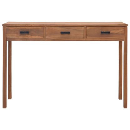 Scrivania 110x40x75 cm in Legno Massello di Teak