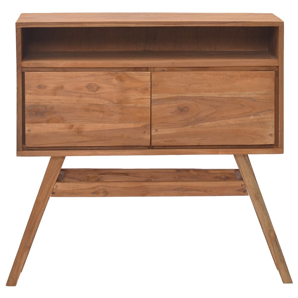 Tavolo Consolle 80x30x80 cm in Legno Massello di Teak