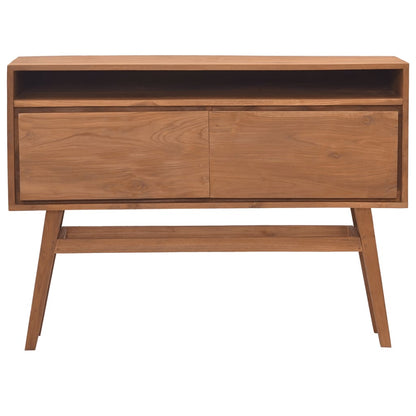 Tavolo Consolle 110x30x79 cm in Legno Massello di Teak