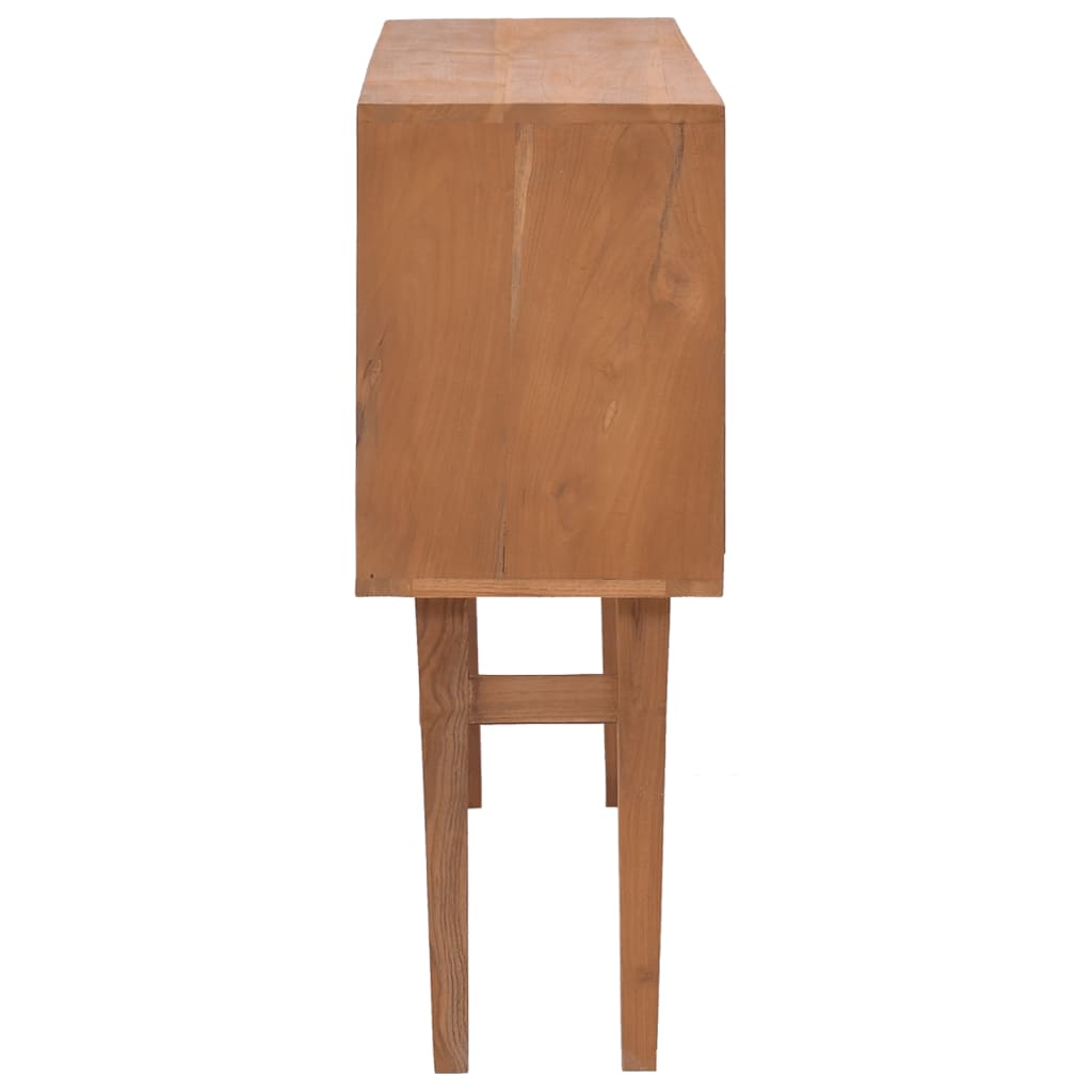 Tavolo Consolle 110x30x79 cm in Legno Massello di Teak