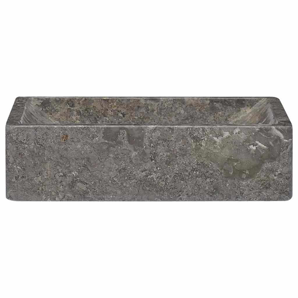 Lavello 45x30x12 cm Marmo Lucido Grigio