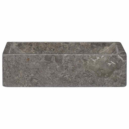 Lavello 45x30x12 cm Marmo Lucido Grigio