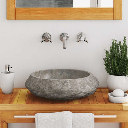 Lavandino Grigio ÃƒÆ’Ã‹Å“40x12 cm in Marmo
