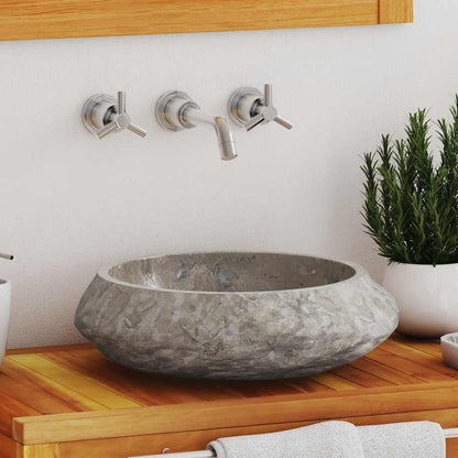 Lavandino Grigio ÃƒÆ’Ã‹Å“40x12 cm in Marmo