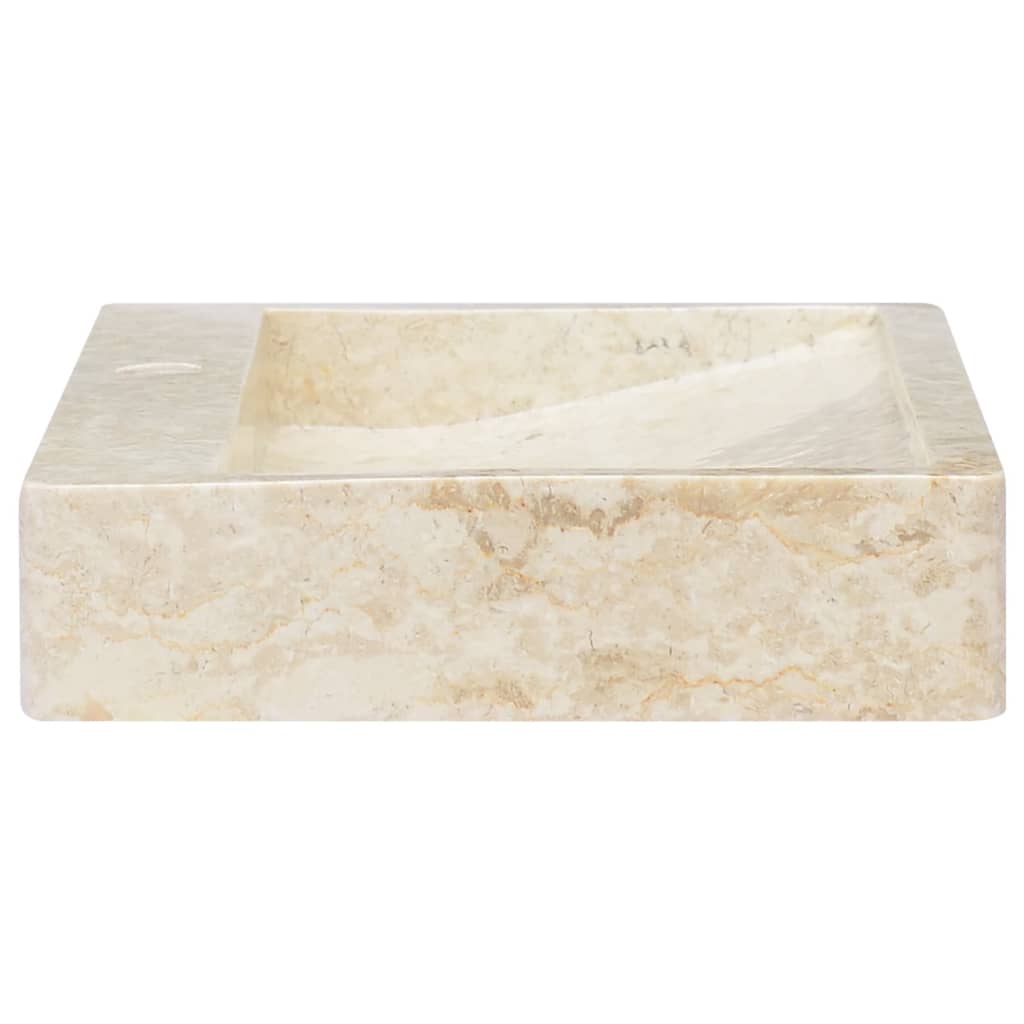 Lavandino Crema 58x39x10 cm in Marmo