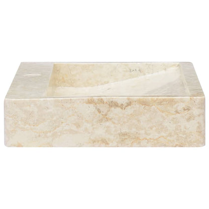Lavandino Crema 58x39x10 cm in Marmo