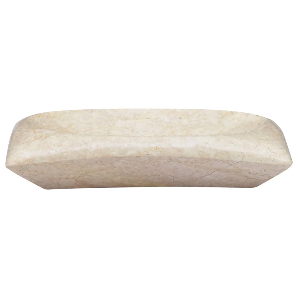 Lavandino Crema 50x35x10 cm in Marmo