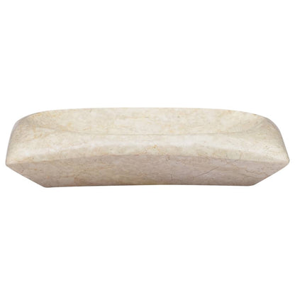 Lavandino Crema 50x35x10 cm in Marmo