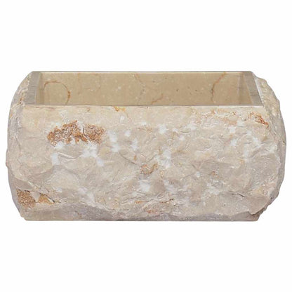 Lavandino Crema 30x30x13 cm in Marmo