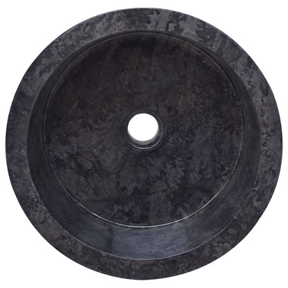 Lavandino Nero ÃƒËœ40x15 cm in Marmo
