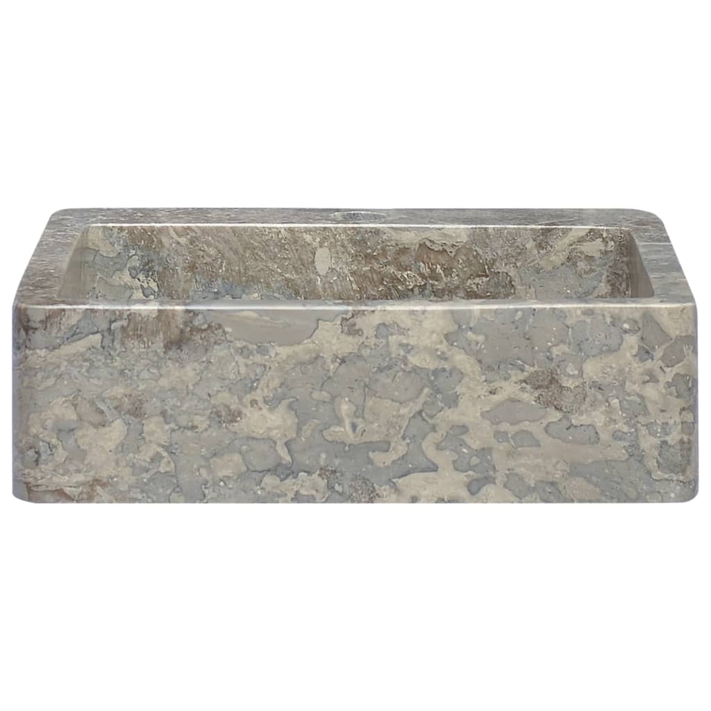 Lavandino Grigio 40x40x12 cm in Marmo