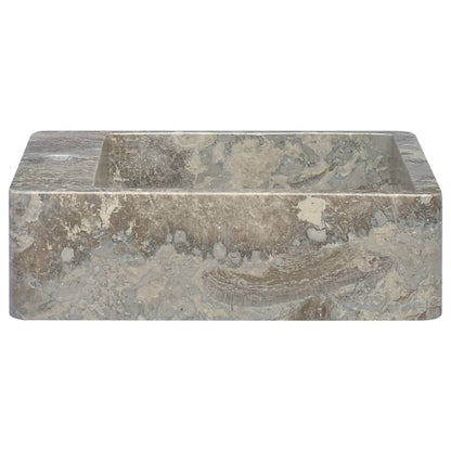 Lavandino Grigio 40x40x12 cm in Marmo