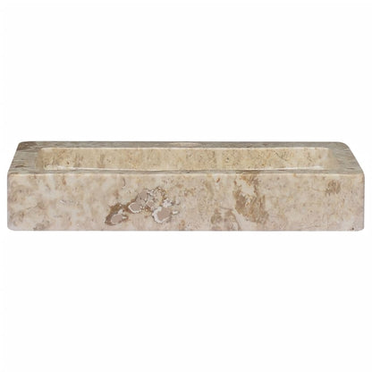 Lavello a Parete Crema 38x24x6,5 cm in Marmo