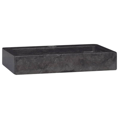 Lavello a Parete Nero 38x24x6,5 cm in Marmo