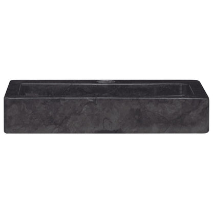 Lavello a Parete Nero 38x24x6,5 cm in Marmo
