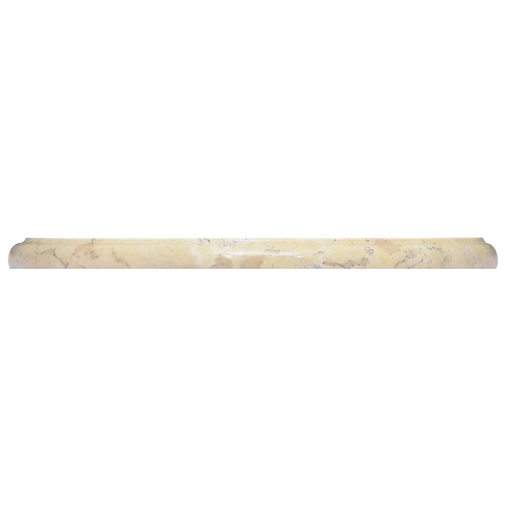 Piano per Tavolo Crema Ã˜40x2,5 cm in Marmo
