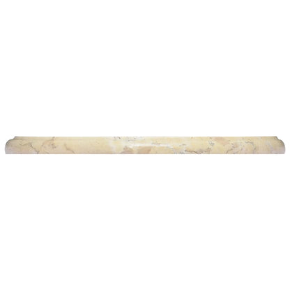 Piano per Tavolo Crema Ã˜40x2,5 cm in Marmo