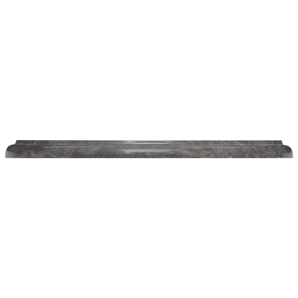 Piano per Tavolo Nero Ã˜40x2,5 cm in Marmo