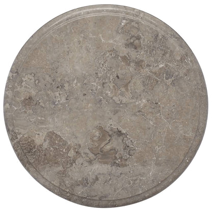 Piano per Tavolo Grigio Ã˜40x2,5 cm in Marmo