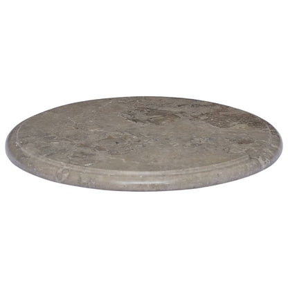Piano per Tavolo Grigio Ã˜40x2,5 cm in Marmo
