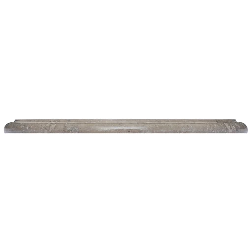 Piano per Tavolo Grigio Ã˜40x2,5 cm in Marmo