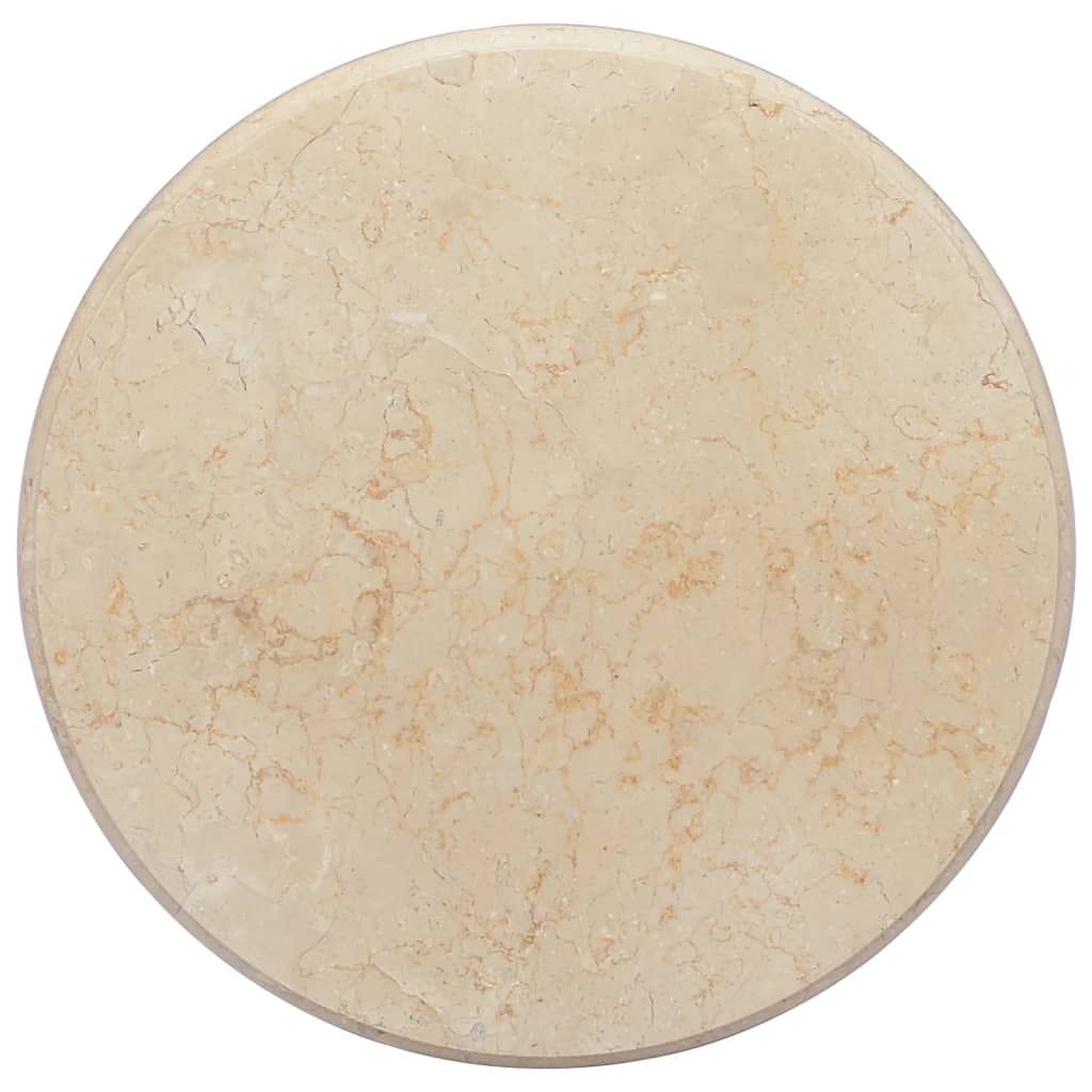 Piano per Tavolo Crema Ã˜50x2,5 cm in Marmo