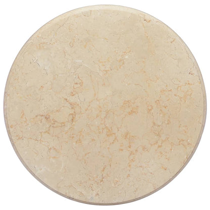 Piano per Tavolo Crema Ã˜50x2,5 cm in Marmo