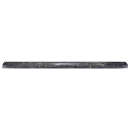 Piano per Tavolo Nero Ã˜50x2,5 cm in Marmo