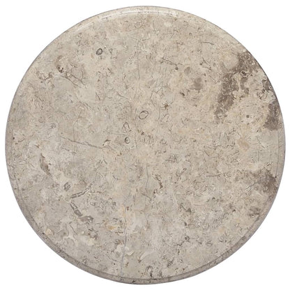 Piano per Tavolo Grigio Ã˜50x2,5 cm in Marmo