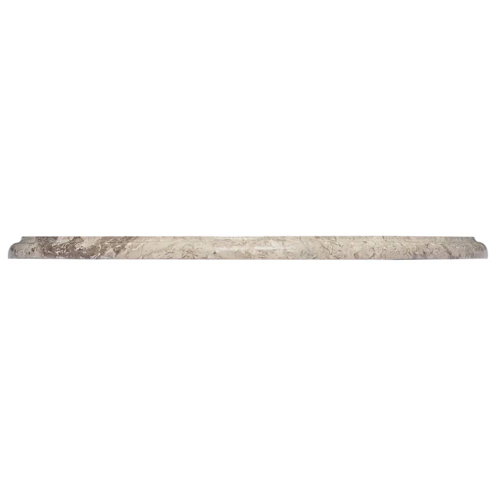 Piano per Tavolo Grigio Ã˜50x2,5 cm in Marmo