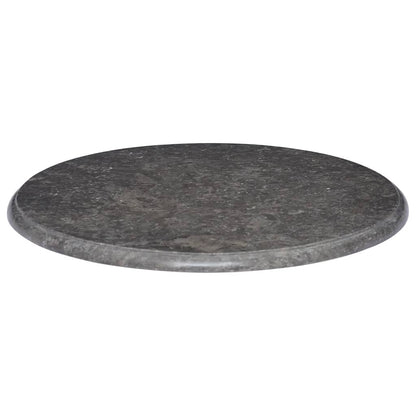 Piano per Tavolo Nero Ã˜60x2,5 cm in Marmo