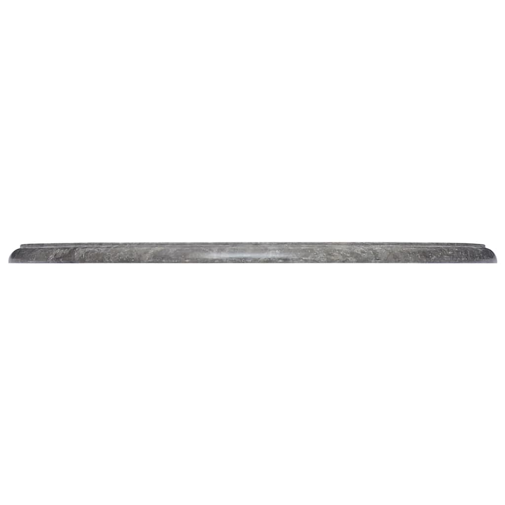Piano per Tavolo Nero Ã˜60x2,5 cm in Marmo