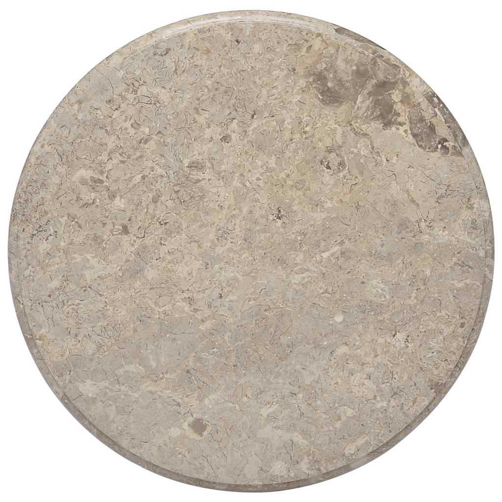Piano per Tavolo Grigio ÃƒËœ60x2,5 cm in Marmo