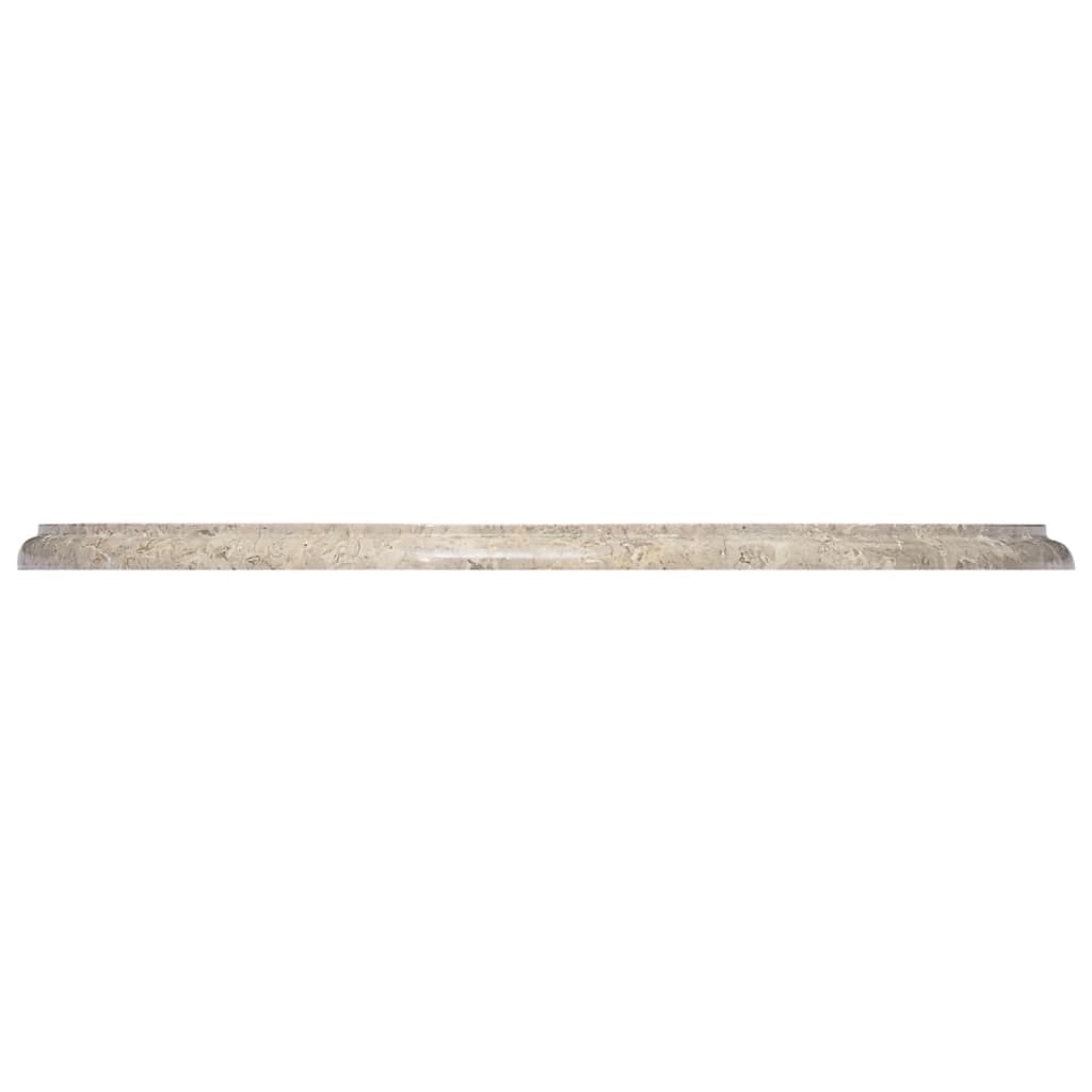 Piano per Tavolo Grigio ÃƒËœ60x2,5 cm in Marmo