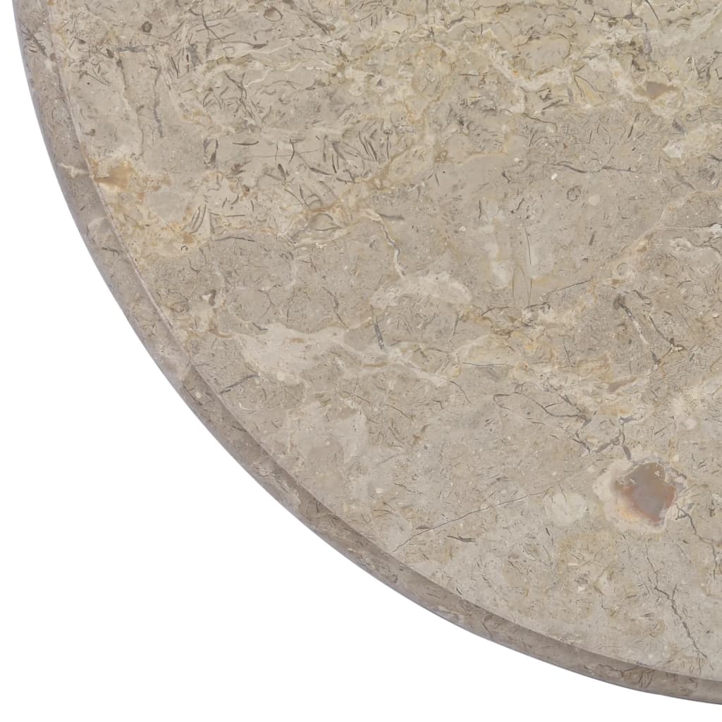 Piano per Tavolo Grigio ÃƒËœ60x2,5 cm in Marmo