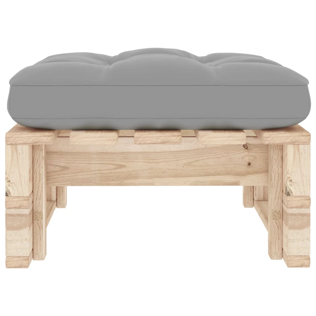 Ottomana da Giardino Pallet in Legno di Pino Impregnato