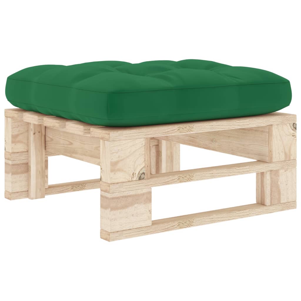 Ottomana da Giardino Pallet in Legno di Pino Impregnato