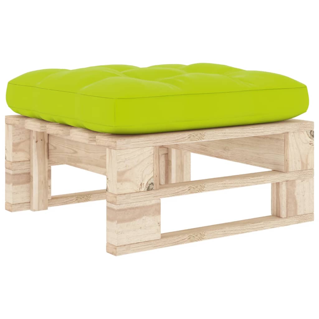 Ottomana da Giardino Pallet in Legno di Pino Impregnato