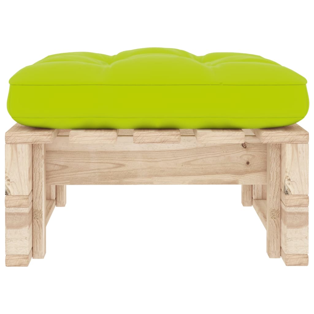 Ottomana da Giardino Pallet in Legno di Pino Impregnato