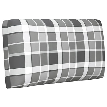 Divano Angolare da Giardino Pallet Legno Pino Impregnato Grigio