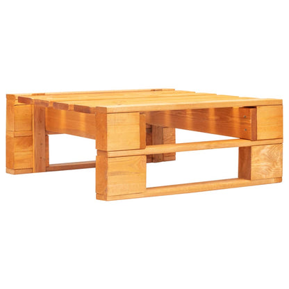 Set Divani in Pallet con Cuscini 4 pz in Pino Impregnato Ambra