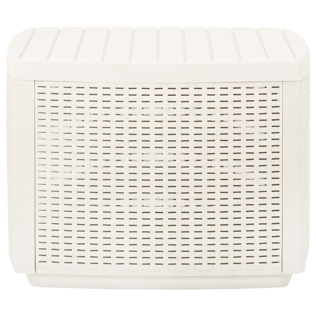 Tavolo da Giardino Bianco 53x53x40 cm in Plastica