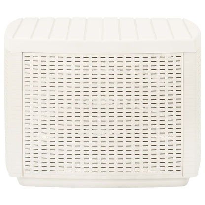 Tavolo da Giardino Bianco 53x53x40 cm in Plastica